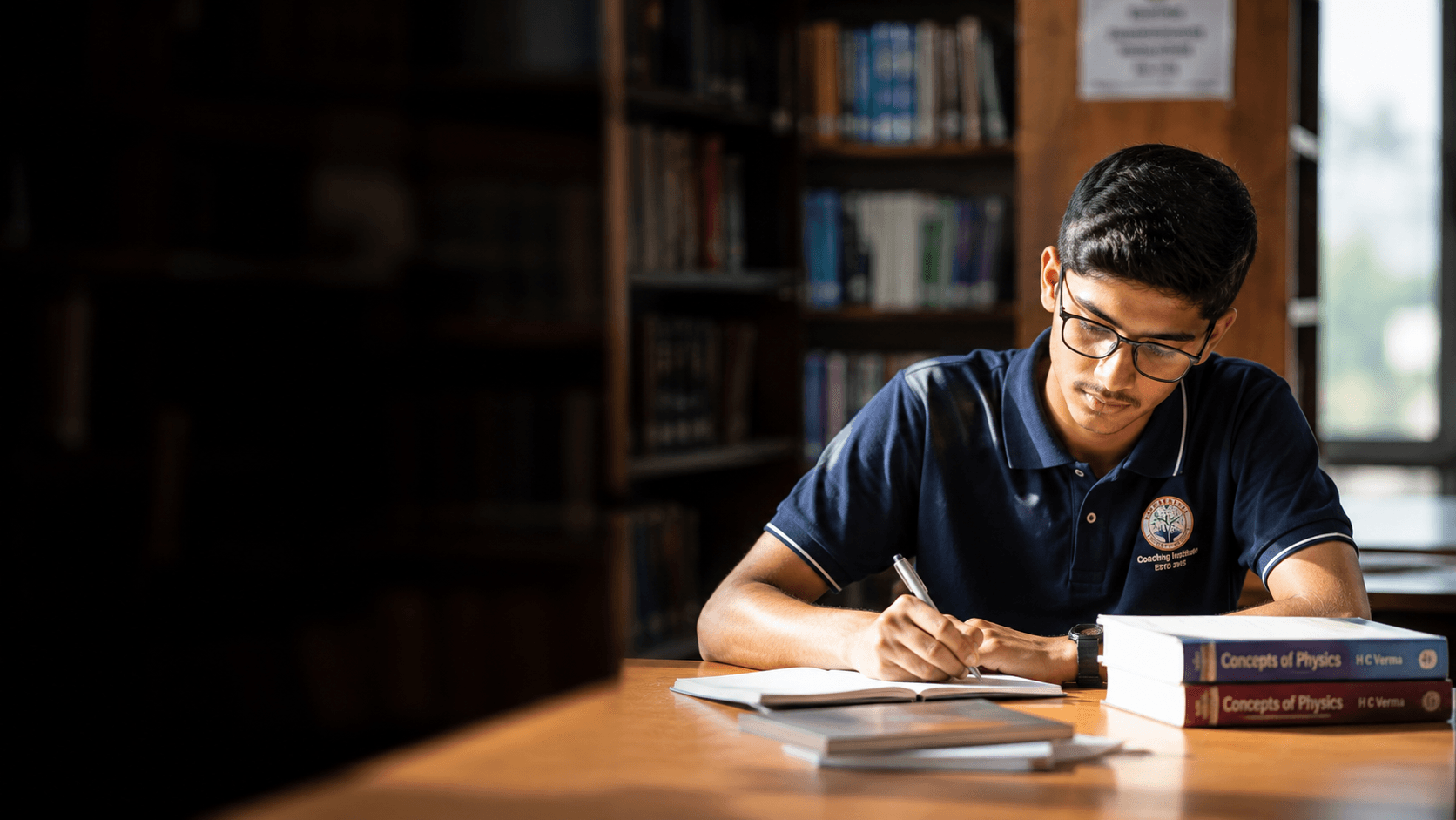 Students studying